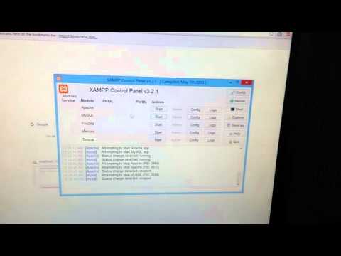 How to transfer files using xampp