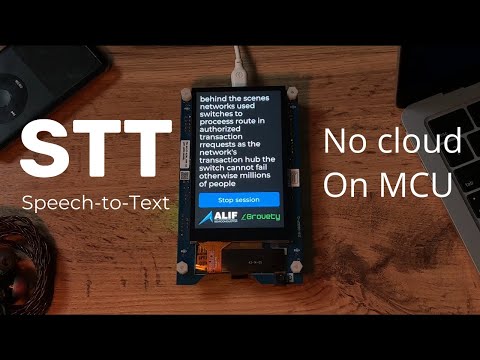 Speech-to-Text on MCU — Neural Speech Recognition Running Directly on a Microcontroller (STT Demo)