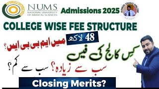 NUMS Colleges | Merit and Fee Structure 2025