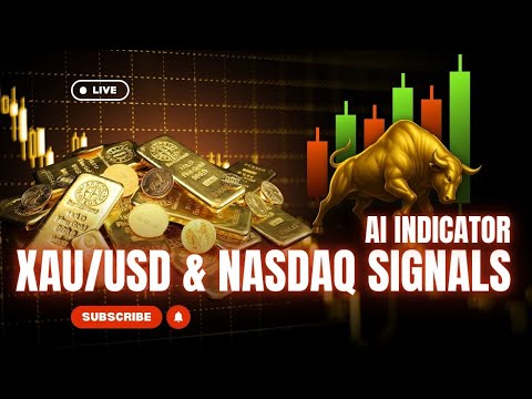 🔴 LIVE: GOLD & NASDAQ Signals | PipTrend AI 5min Charts | XAU/USD Live Trading Signals #002
