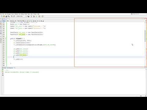Java Networking part 3 GUI