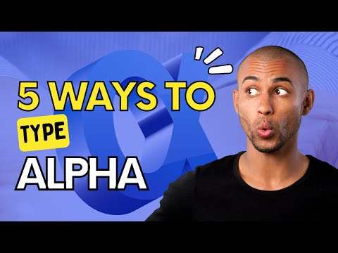 How to type alpha symbol in word - Shortcut and Alt code for alpha symbol