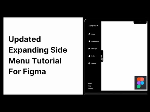 Updated Expanding Side Menu Tutorial | Follow-Along Figma Tutorial