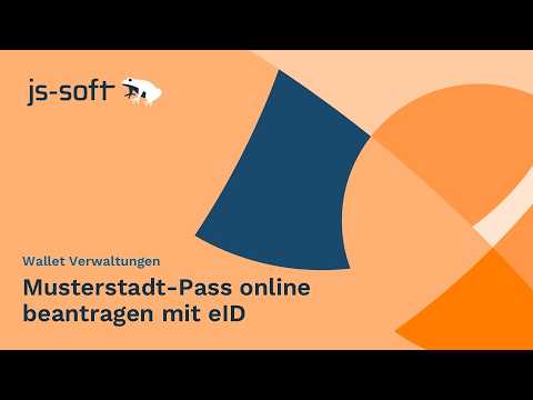 Musterstadt-Pass online beantragen mit eID