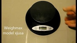 How to repair a Weighmax kitchen scale with a bad power switch