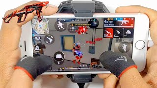 Free fire live | Full handcam IPhone 6s⚙️Settings Free Fire max HUD+DPI+ MACRO 2 gb ram🔥Part-198
