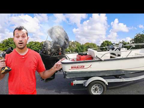 I Bought a $40k mechanically totaled Boat for $3k (because of steering)