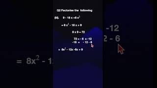 Tamil Nadu 9th Std Math Solutions: Exercise 3.6 Q2(iii)  Algebra - Factorisation