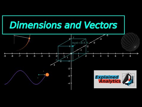 How dimensions and vectors help us explain the real world?