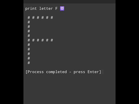 Program to print F in c language 🥰 | pattern program 💖 #RKgPrograms