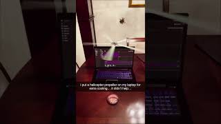 When your laptop cooling goes completely wrong #fail #tech #shorts