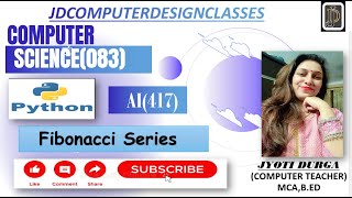 Fibonacci Series #pythonforbeginners #learnpythoninhindi #pythontutorial #fibonacci #computerscience
