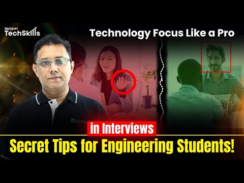 Technology Focus Like a Pro in Interviews – Secret Tips for Engineering Students! | Maneesh Sir