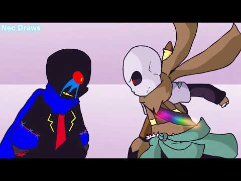 Ink Sans vs Error Sans (Animation)