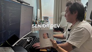 day in the life of a software engineer | 6 hour productivity | startup founder doing code reviews