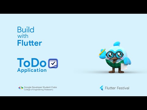 Build ToDo list application with Flutter