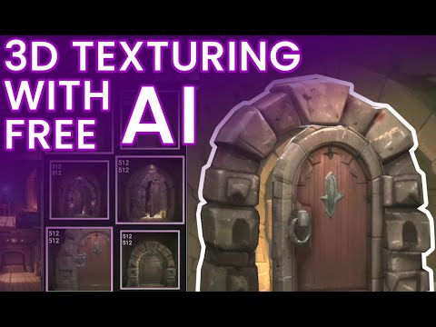 StableProjectorz v 1.0 - Texturing the Dungeon Door (Workflow example)