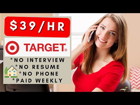 Target is Hiring Remote! $39 Per Hour | No Interview No Phone | Remote Work From Home Jobs 2024