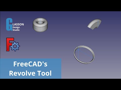 Howto use the Revolve Tool in FreeCAD's Part Design Workbench