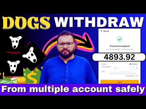 Securely Withdraw D0gs Token From Multiple Accounts | Dogs Airdrop Tutorial