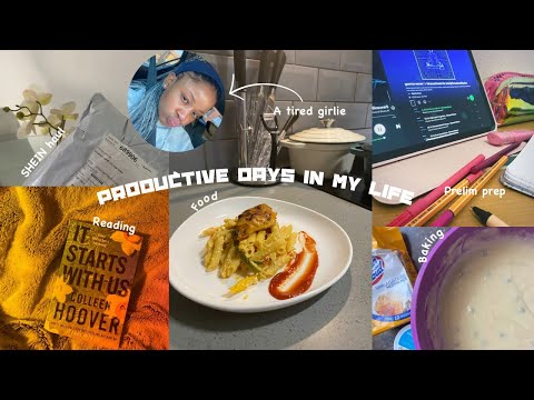 Productive days in my life: STUDY VLOG🎧📚| South African YouTuber