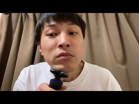 【全力髭剃り】