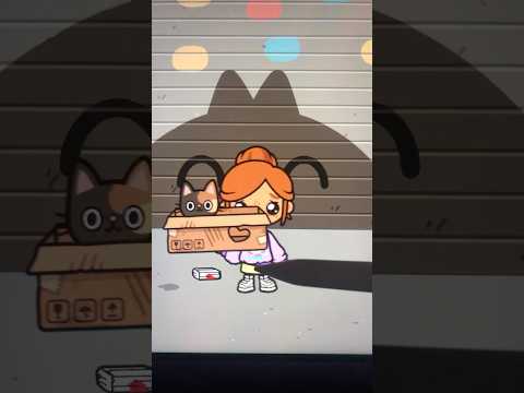 MIA ADOPTS A STRAY!?? #tocaboca #Hey1ts_savannah #roleplay