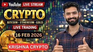 Today Live Crypto & Forex Trading | Btc Live Trading | gold Live Trading 16 Feb 2026 | #BTC #Gold