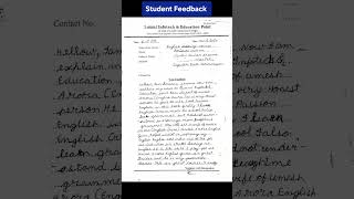 Student Feedback of Umesh Arora #ytshorts #Shorts #Student Feedback #viral #EnglishSpeaking
