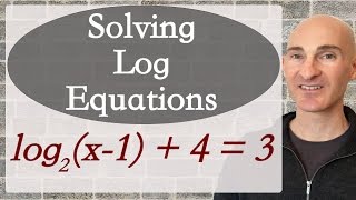 Logarithmic Equations - How to Solve