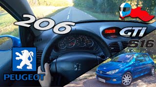 2003 Peugeot 206 GTI S16 (100kW) POV 4K [Test Drive Hero] #197 ACCELERATION, ELASTICITY & DYNAMIC