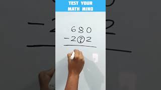 #maths #mathlogic #mathbrainteaser #mathstricks #mathslogic #mathproblem #mathemagic #mindtric