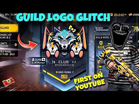 Freefire Guild Logo Glitch 😱 | guild 3 logo glitch 🔥 | First On YouTube