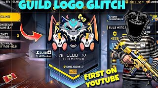 Freefire Guild Logo Glitch 😱 | guild 3 logo glitch 🔥 | First On YouTube