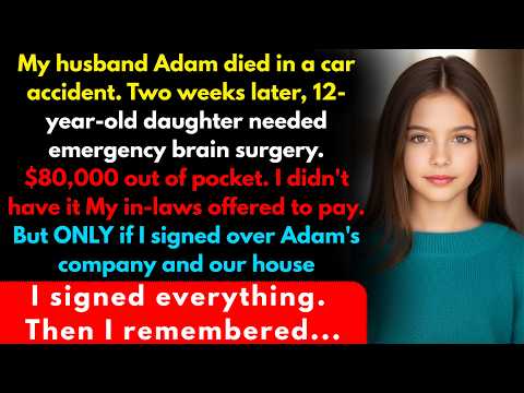 After My Husband Died My In-Laws Agreed to Pay for My Daughter's Life-Saving Surgery—But Only If I..