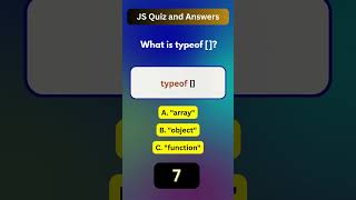 JS Quiz 59 of 1000 | JavaScript Quiz and Answers | Web Development Skills