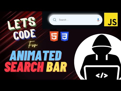 JavaScript Project : Create a Animated Search Bar