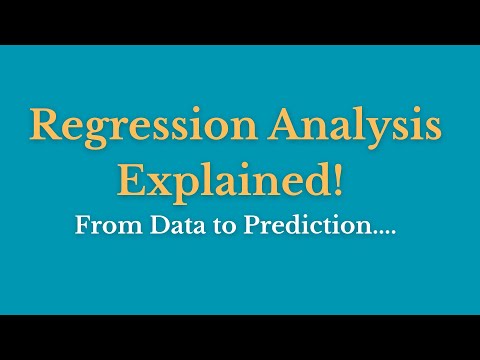 Regression Analysis Explained Simply | Predict Future with Data#StatisticsSimplified#LearnWithShital