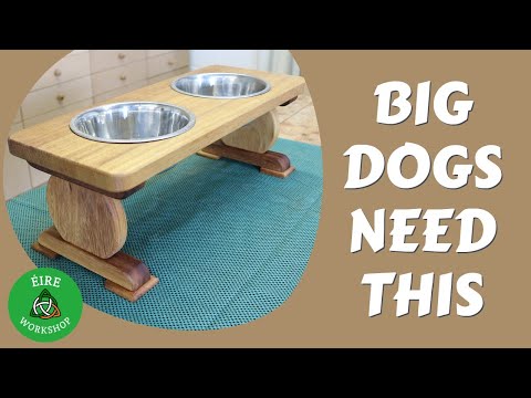 How To Make A Custom Dog Bowl Stand