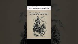 A very famous quote by shree Krishna from Bhagavad Gita ... #mindset #motivation #viral