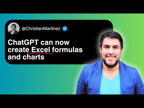 ChatGPT can now create Excel formulas and charts