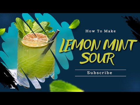 How To Make Lemon 🍋 Mint sour /whiskey base cocktail best whiskey cocktail 🍹