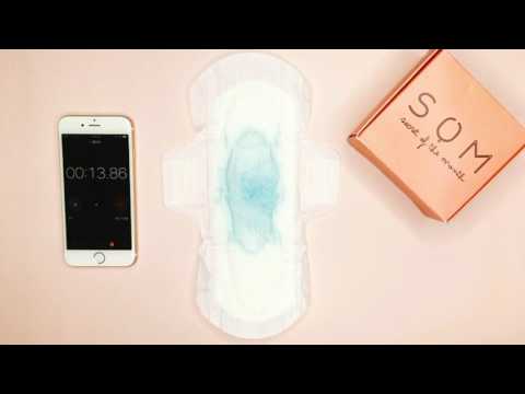 Korean Sanitary Pad Review #24 Bodyfit Lavender   Test 1