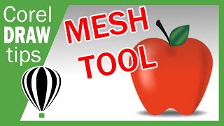 #shorts The mesh tool in CorelDraw