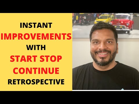 START STOP CONTINUE RETROSPECTIVE