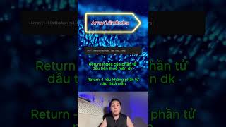 Array().findIndex trong javascript là gì? #laptrinh #coding #webdevelopment #javascript