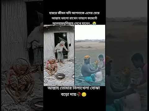 আল্লাহ তোমার নিলাখেলা বোঝা বড়ো দায় #shortvideo