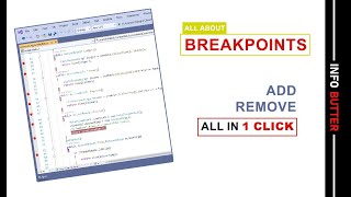 Know How to Remove breakpoints in visual studio