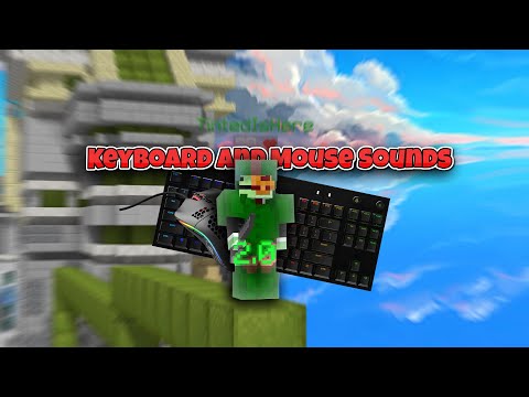 Satisfying Keyboard and Mouse sounds 2.0 | Hypixel bedwars (ASMR)