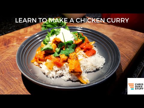 HOW TO MAKE A SIMPLE CHICKEN CURRY | COOKING
